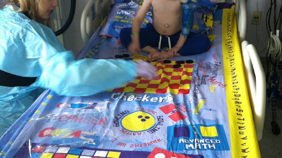 Bed sheets brightening hospital stays – Erlanger Children’s Hospital TN. - Playtime Bed Sheets and Slumber Bags