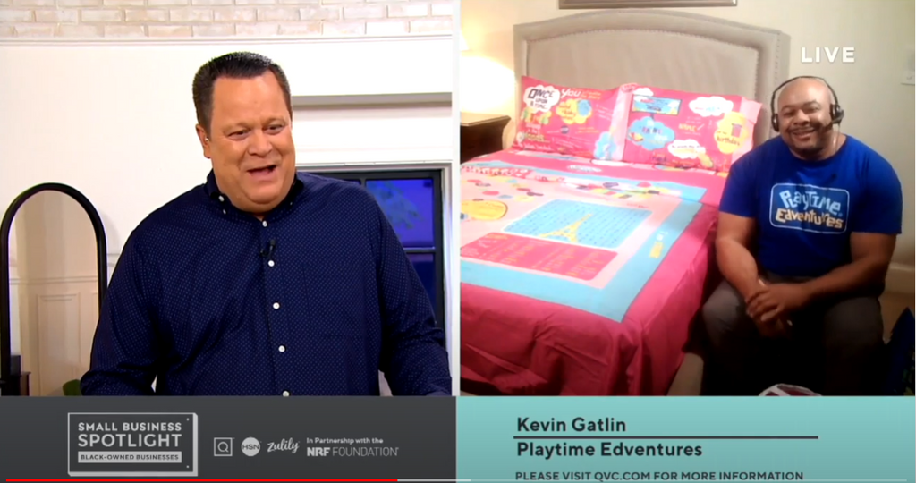 Playtime Edventures/Playtime Bed Sheets featured on QVC