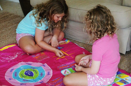 When it’s time to get ready for bed, but they won’t calm down. - Playtime Bed Sheets and Slumber Bags