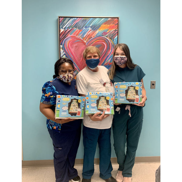Playtime Therapy Sheets Foundation Consider donating a set of Playtime Bed Sheets and Playtime Disposable Fitted Play Pads to a hospital or organization that caters to children's bedding needs.